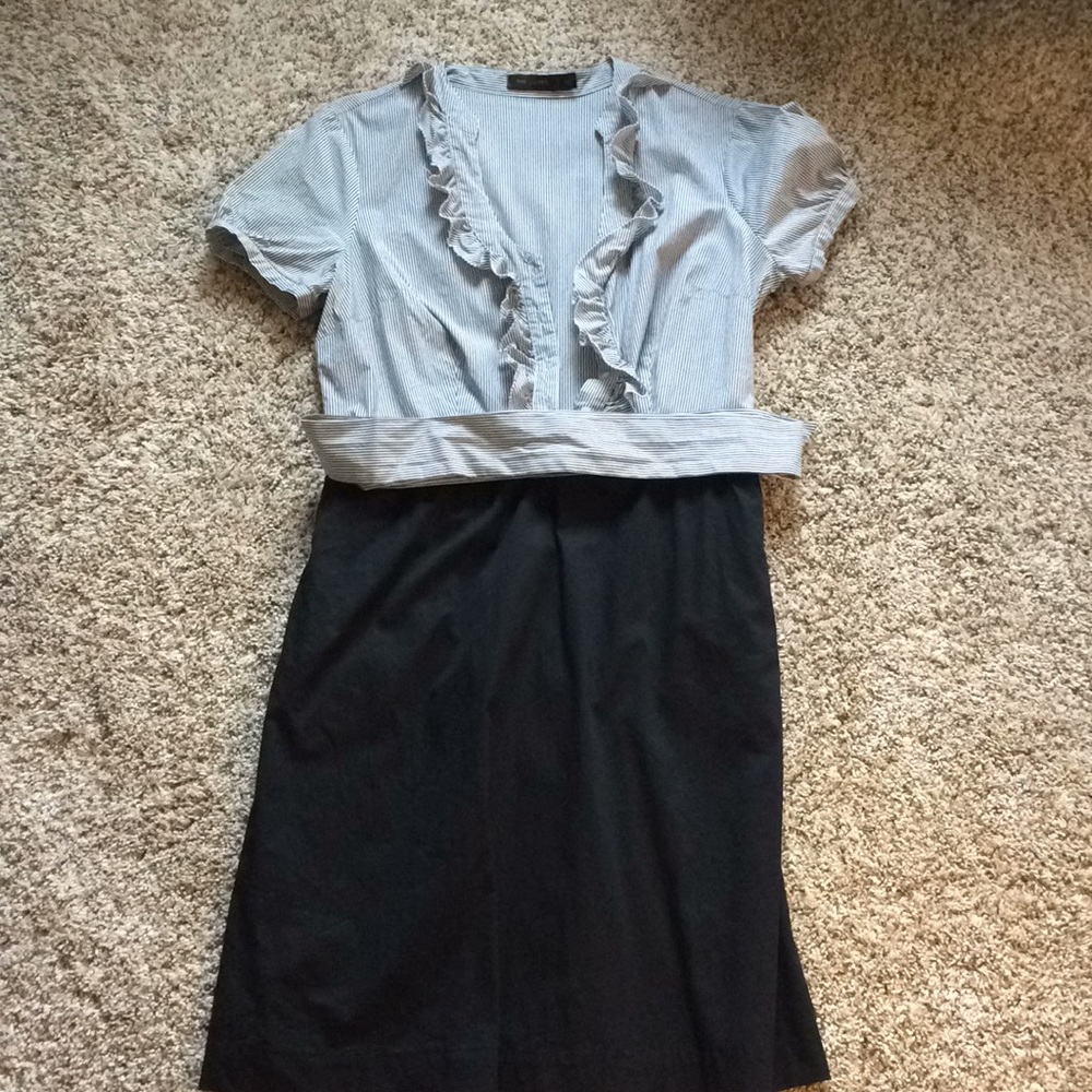 Black and white dress